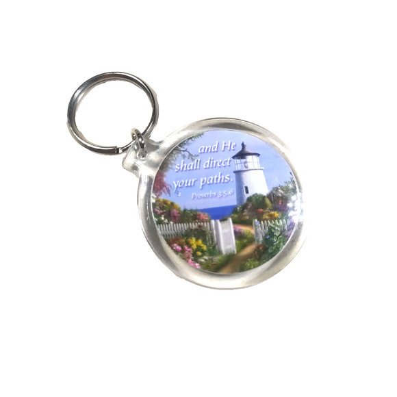 Trust In the Lord Proverbs Acrylic Keychain Religion - Picture 1 of 3